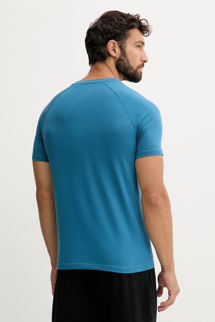 Odzież BOSS T-shirt męski T-Shirt RN Slim Fit 50517970 niebieski