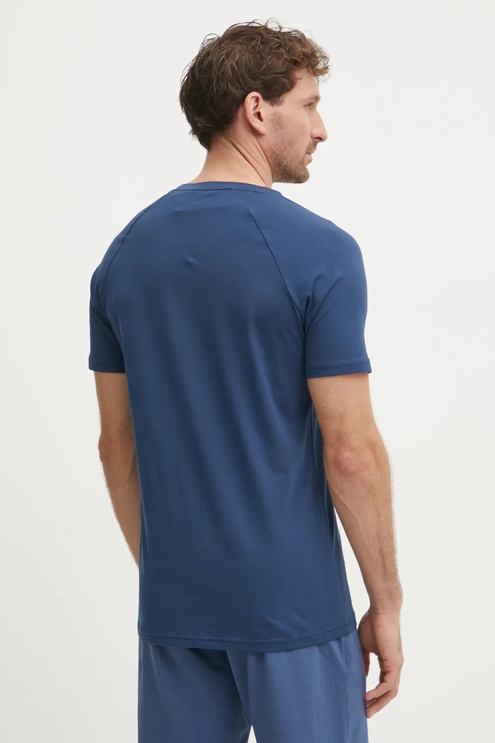 Oblečení BOSS tričko pánské T-Shirt RN Slim Fit 50517970 modrá