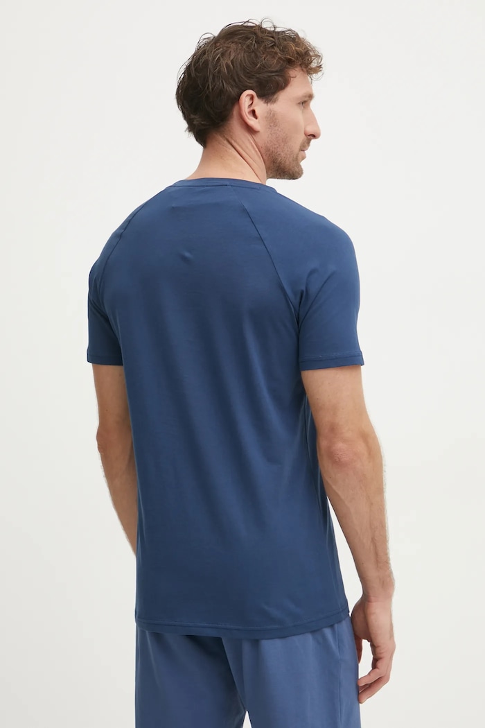 Oblečení BOSS tričko pánské T-Shirt RN Slim Fit 50517970 modrá