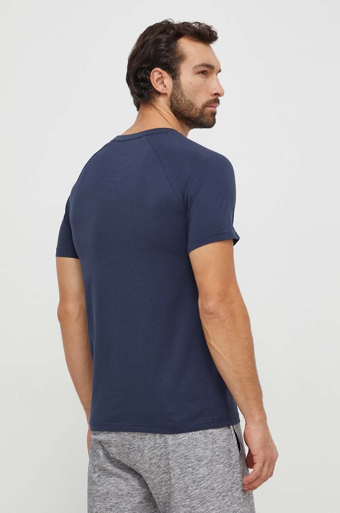 Odzież BOSS T-shirt bawełniany T-Shirt RN Slim Fit 50517970 granatowy
