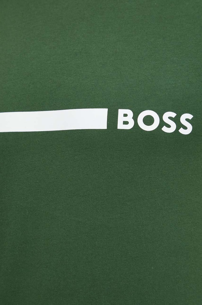 BOSS tričko pánské T-Shirt RN Slim Fit 50517970 zelená