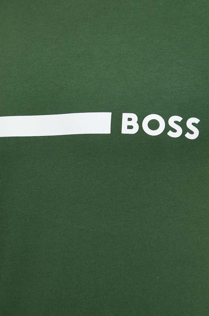 BOSS tričko pánské T-Shirt RN Slim Fit 50517970 zelená