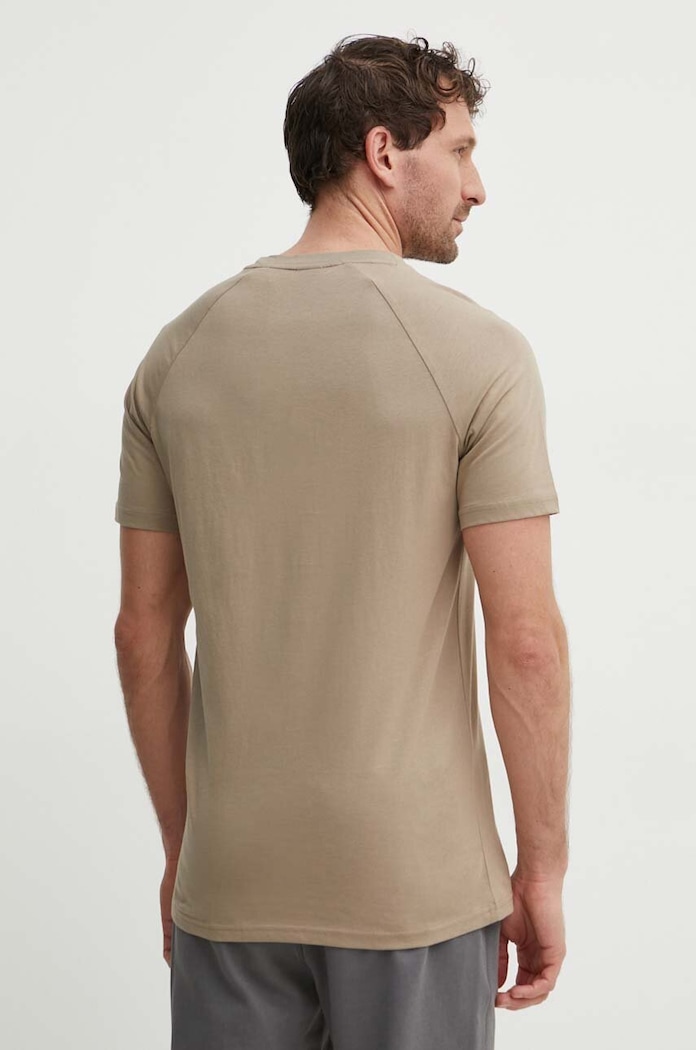Oblečení BOSS tričko pánské T-Shirt RN Slim Fit 50517970 béžová