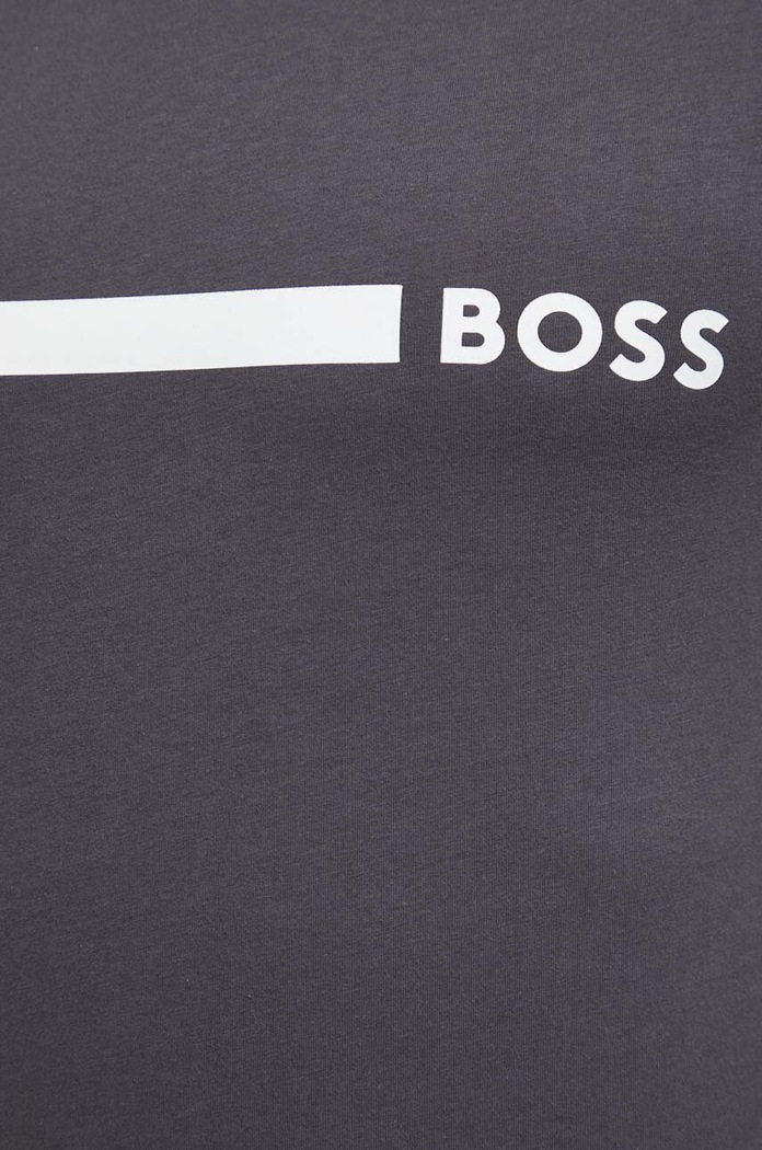 BOSS t-shirt bawełniany T-Shirt RN Slim Fit 50517970 szary