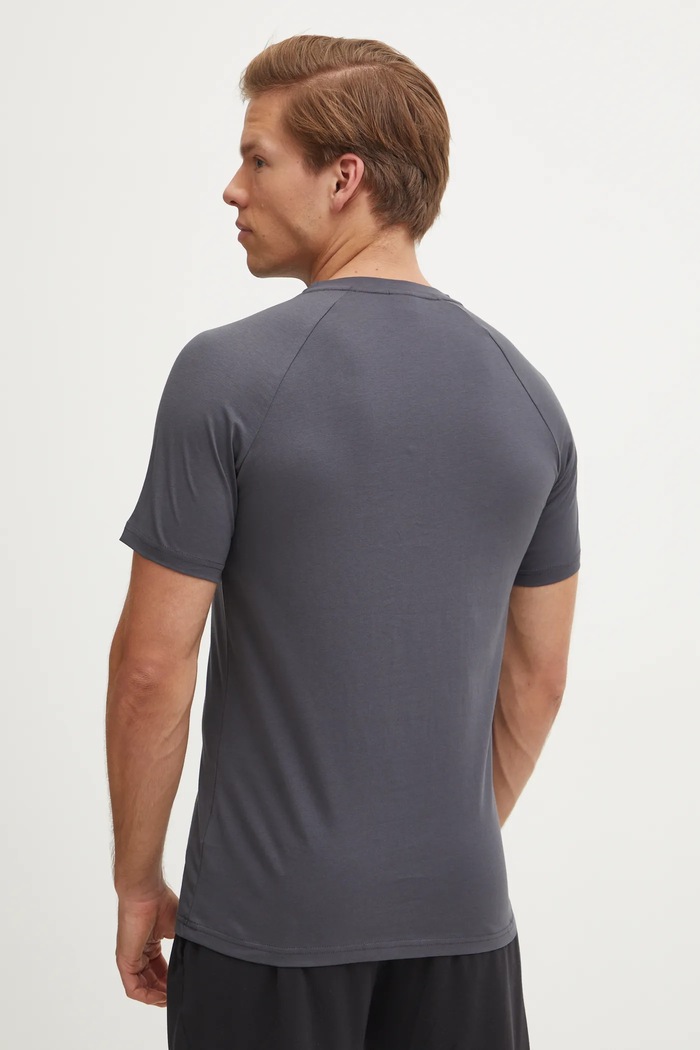 BOSS tričko pánske T-Shirt RN Slim Fit 50517970 sivá SS26
