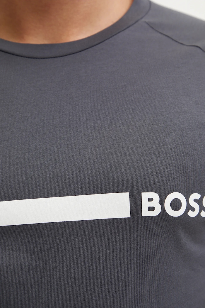 BOSS tričko pánske T-Shirt RN Slim Fit sivá 50517970