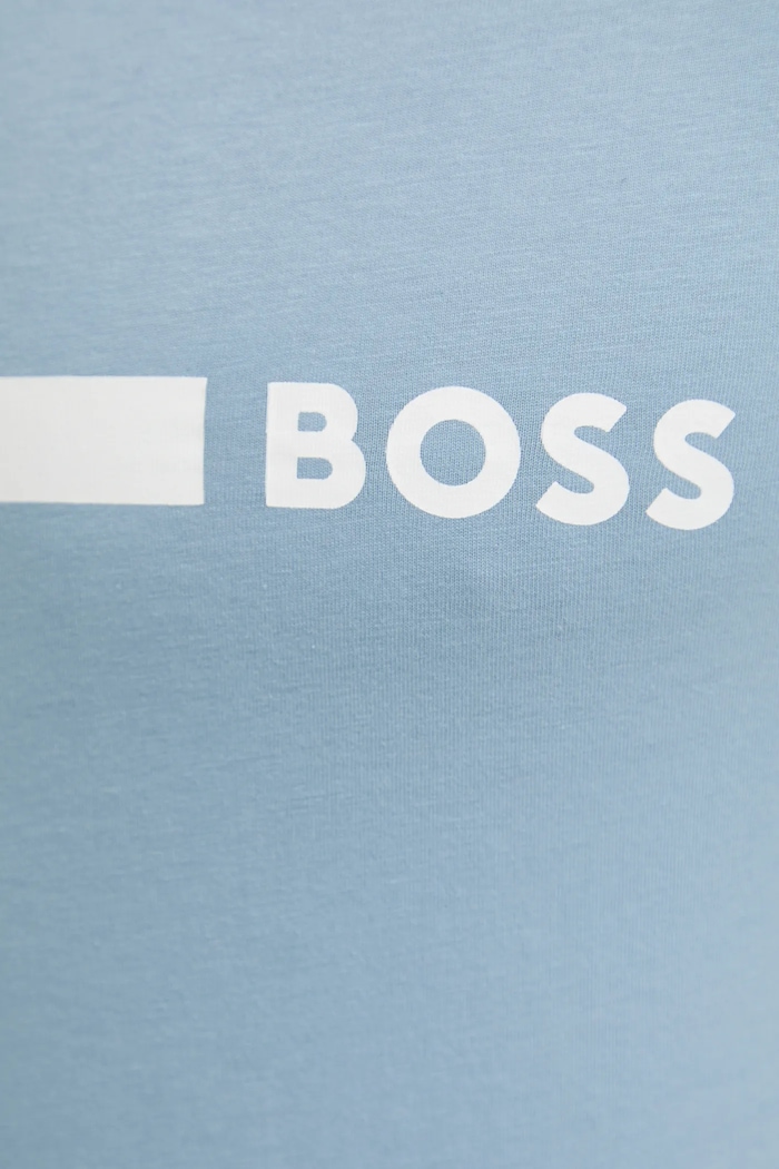 BOSS tricou bărbătesc T-Shirt RN Slim Fit 50517970 albastru
