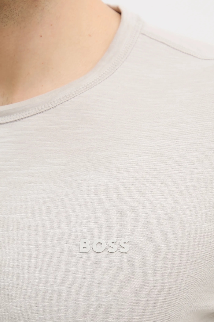 BOSS Orange kratka majica moška bombažna Tegood 50508243 bež