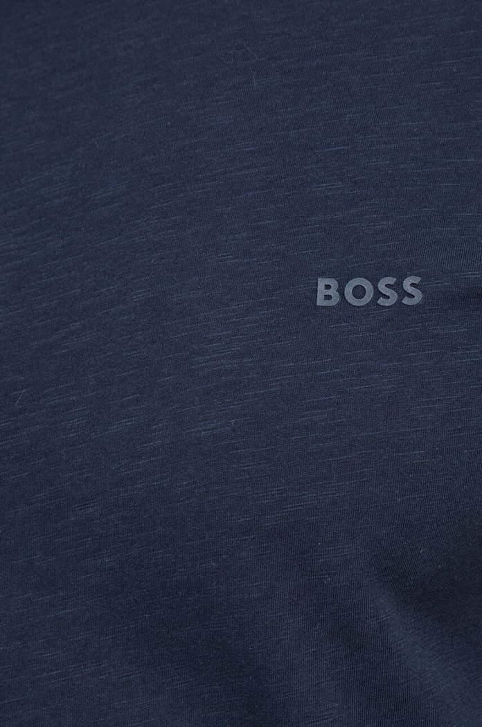 BOSS Orange kratka majica moška bombažna Tegood mornarsko modra 50508243