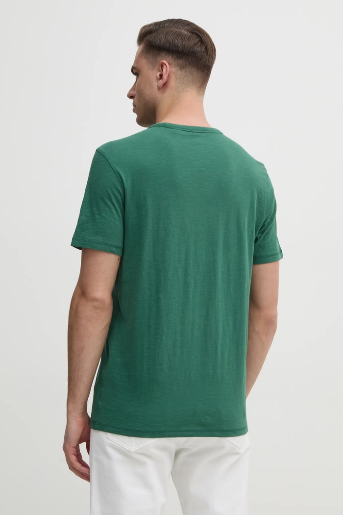 Ρούχα BOSS Orange t-shirt ανδρικό βαμβακερό Tegood 50508243 πράσινο