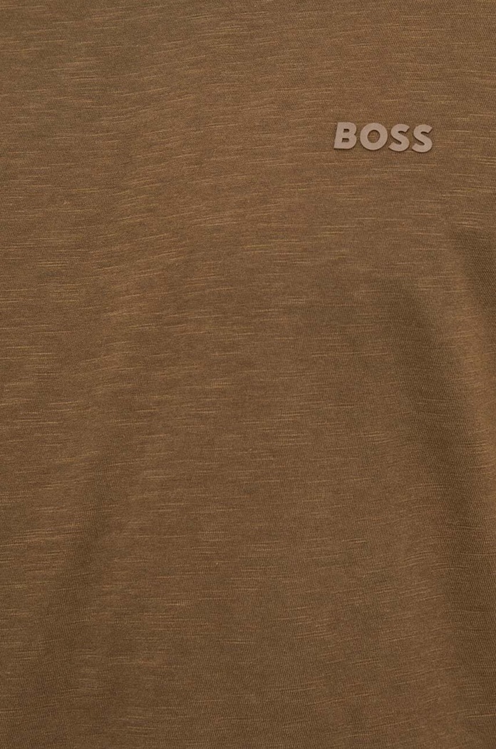 BOSS Orange kratka majica moška bombažna Tegood 50508243 zelena
