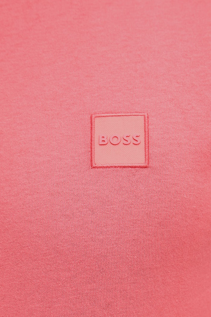 BOSS Orange tričko pánske bavlnené Tales 50508584 ružová
