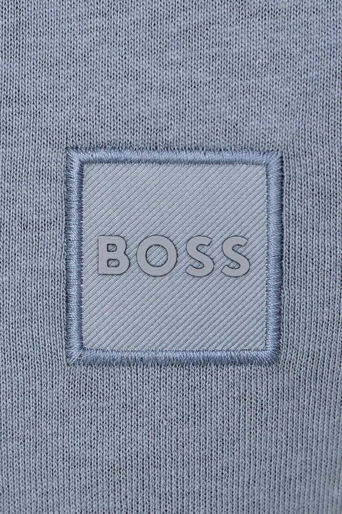 T-shirt męski bawełniany Tales BOSS Orange 50508584 niebieski