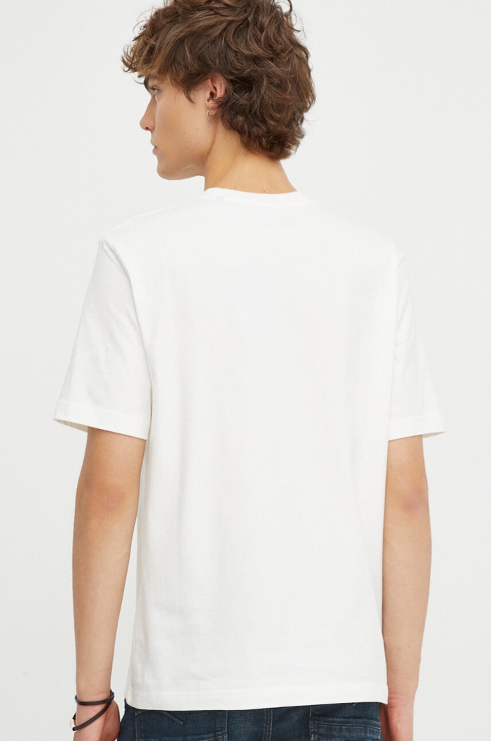 Odzież Marc O'Polo t-shirt bawełniany 420201651028 beżowy