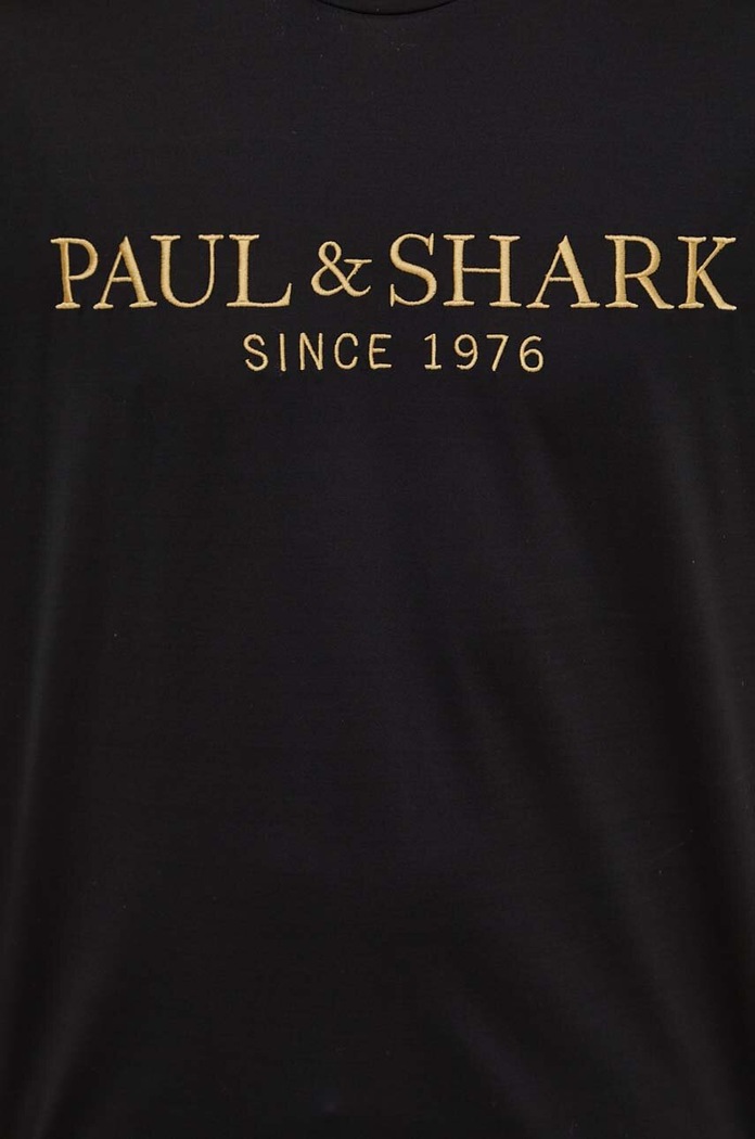 Paul&Shark t-shirt bawełniany 24411020 czarny