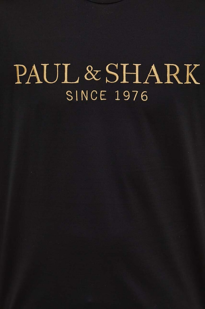 Paul&Shark t-shirt bawełniany 24411020 czarny
