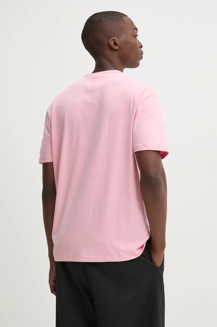 Oblečení Bavlněné tričko Tommy Jeans DM0DM17995 růžová