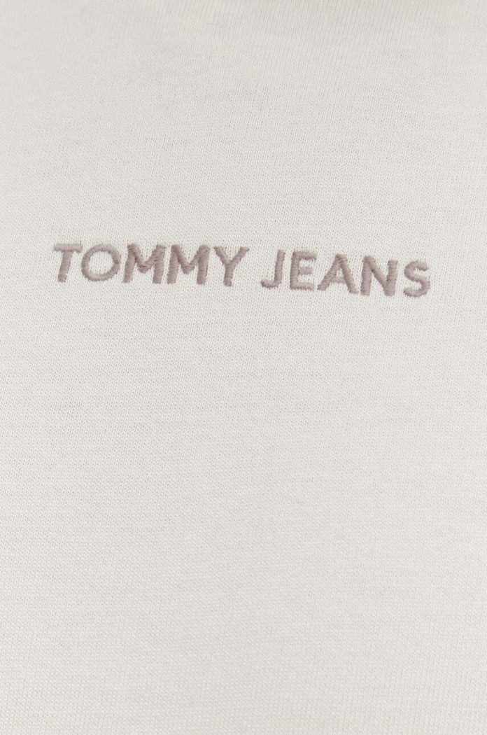 Tommy Jeans t-shirt bawełniany DM0DM18266 beżowy