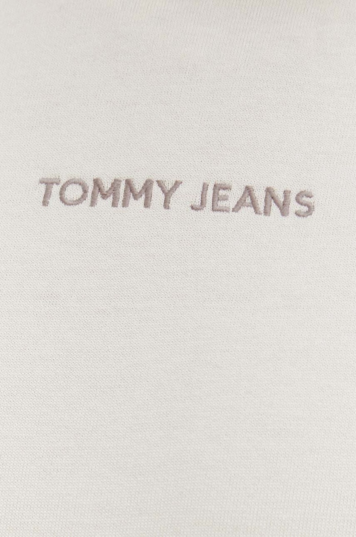 Tommy Jeans t-shirt bawełniany DM0DM18266 beżowy