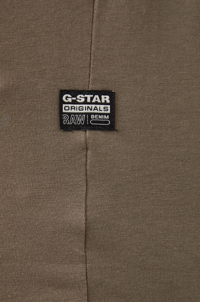 G-Star t-shirt bawełniany D23901.336 beżowy