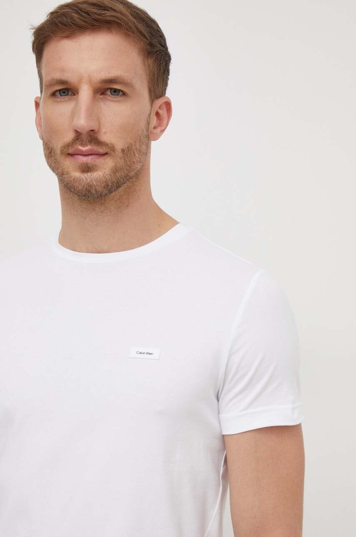 Calvin Klein tričko pánské bavlněné bílá K10K112724