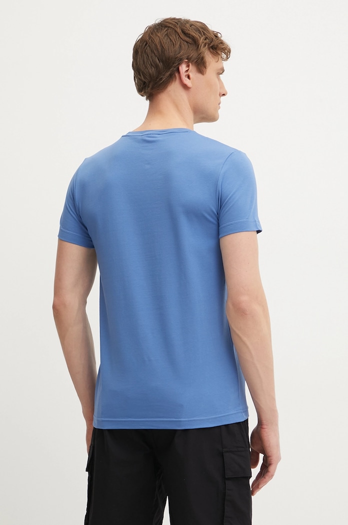 Oblečení Calvin Klein tričko pánské bavlněné K10K112724 fialová