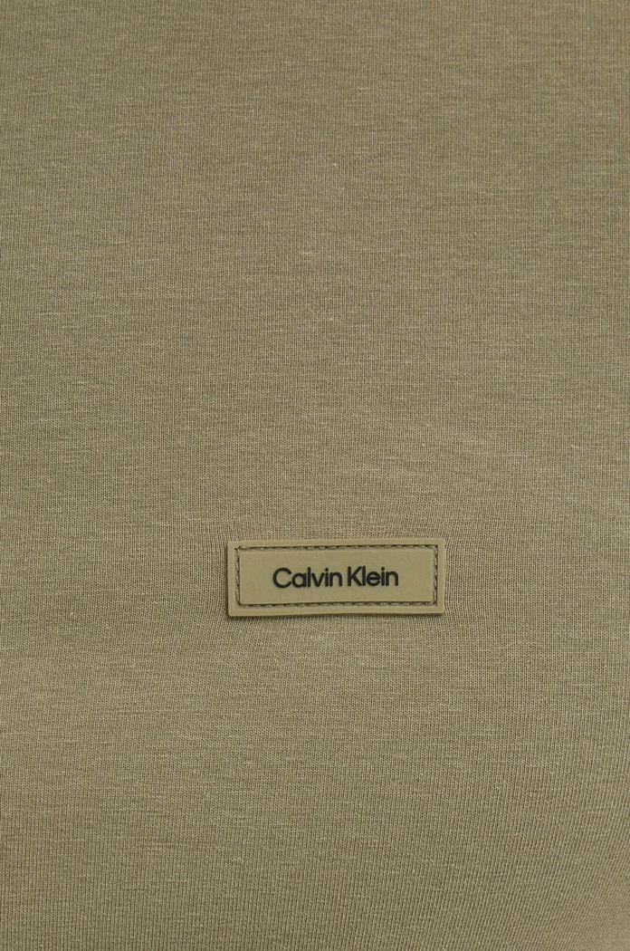 Calvin Klein T-shirt męski bawełniany zielony K10K112724