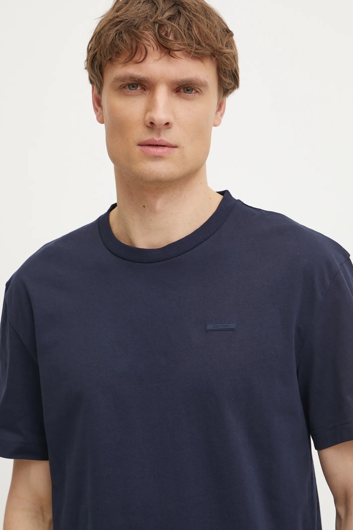 Calvin Klein tričko pánské bavlněné námořnická modř K10K112749
