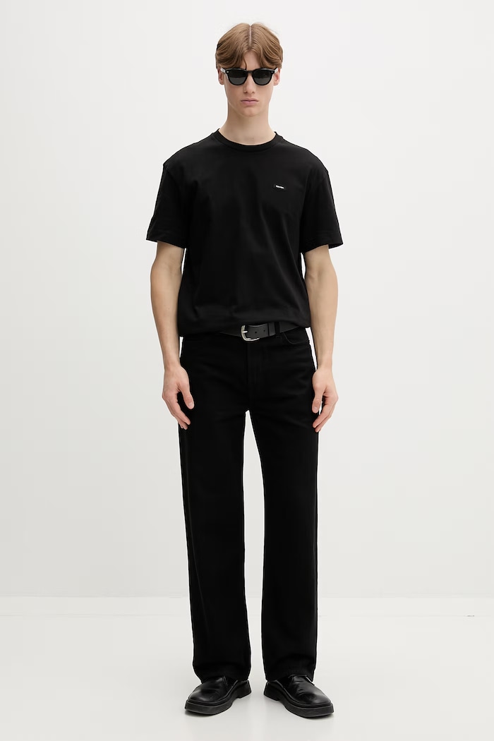Calvin Klein tričko pánské bavlněné K10K112749 černá SS25