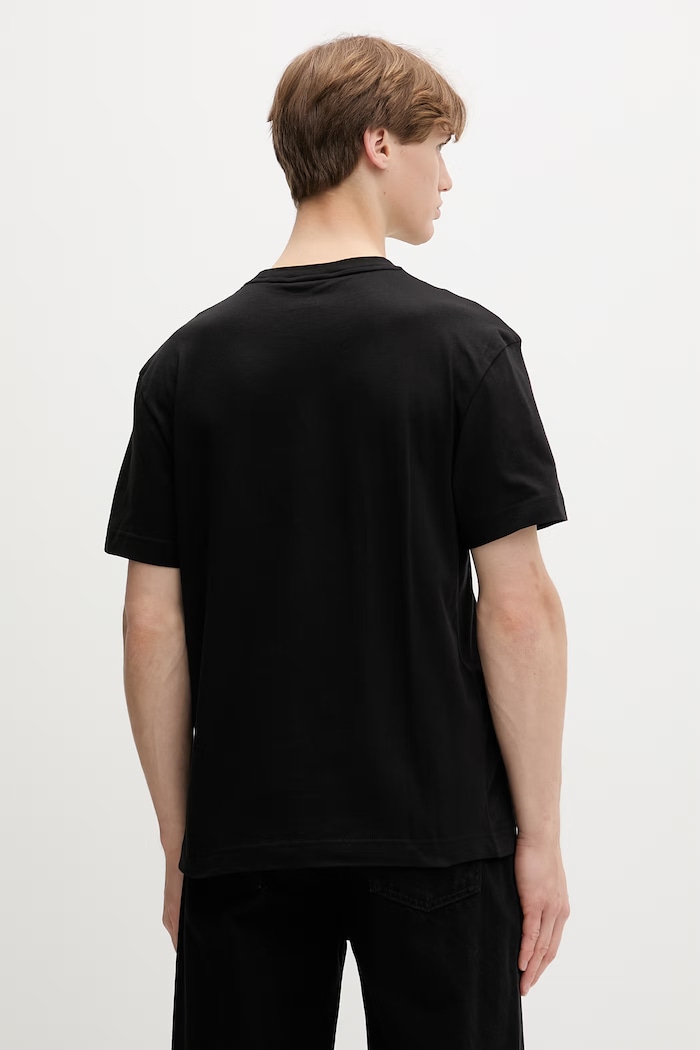 Oblečení Calvin Klein tričko pánské bavlněné K10K112749 černá