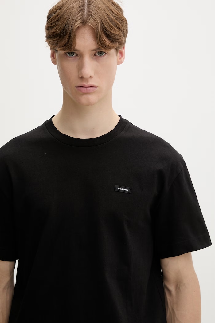 T-shirt Ανδρικό βαμβακερό Calvin Klein K10K112749 μαύρο