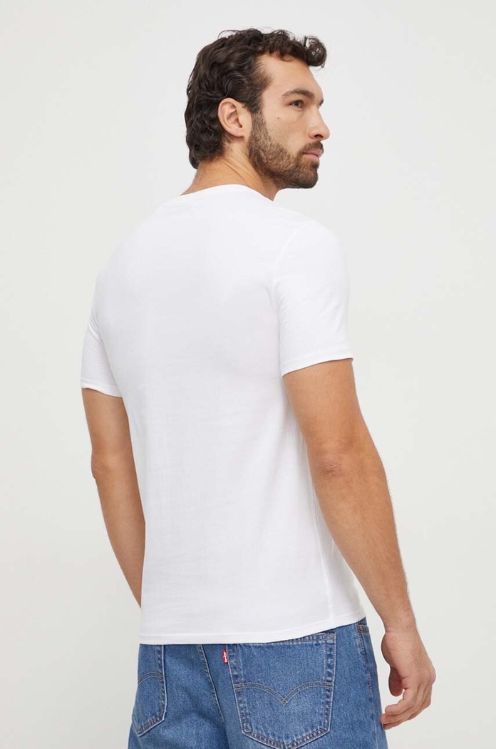Ρούχα Βαμβακερό μπλουζάκι Guess M2YI71.I3Z14 λευκό