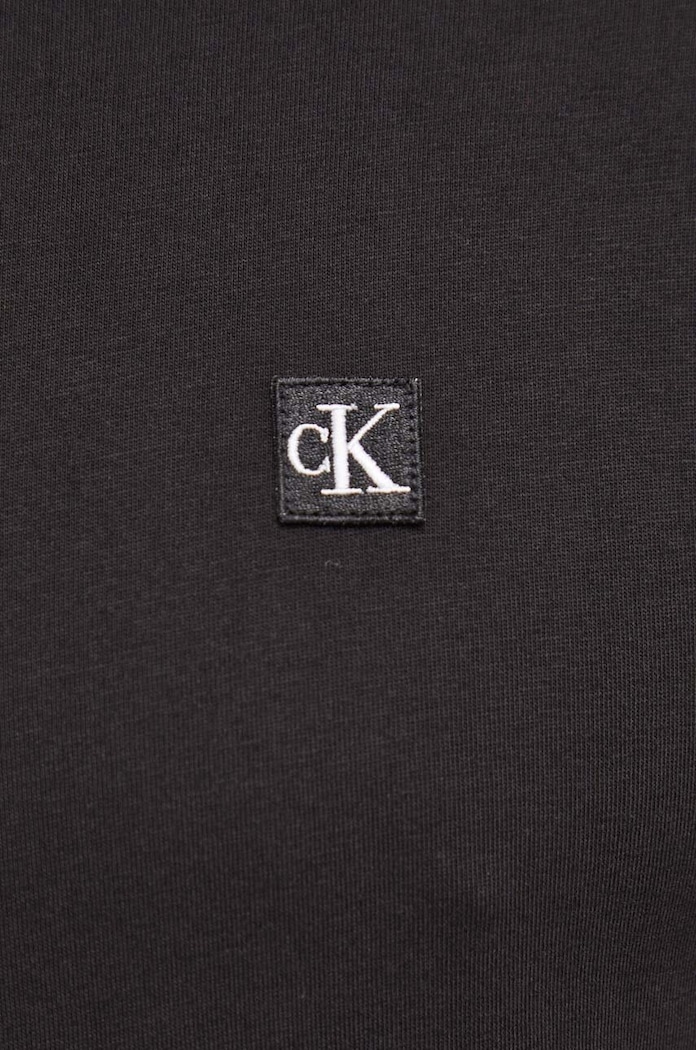 Calvin Klein Jeans tricou din bumbac negru J30J325268