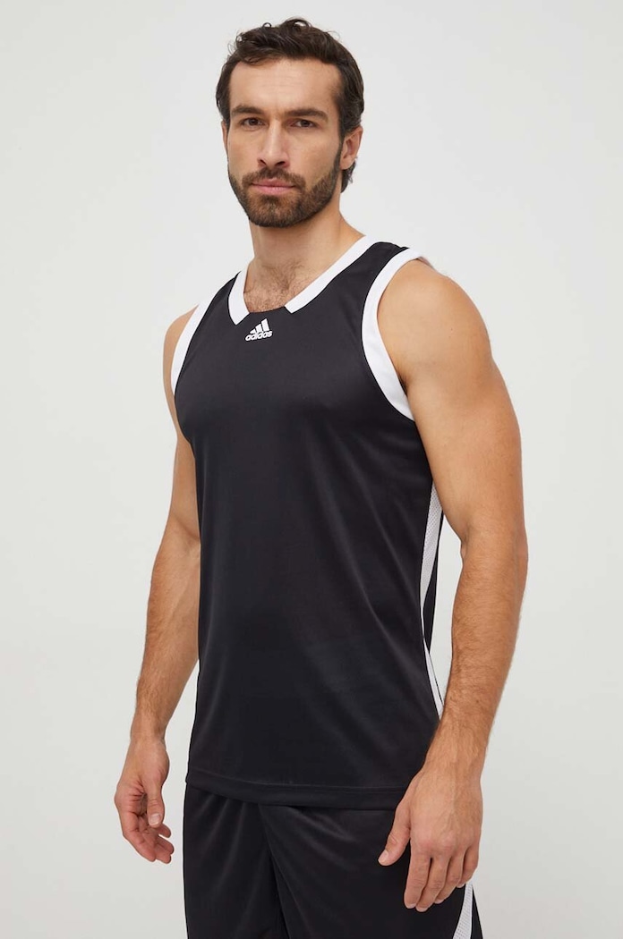 Majica kratkih rukava za trening adidas Performance Icon Squad Planet friendly crna HF6719
