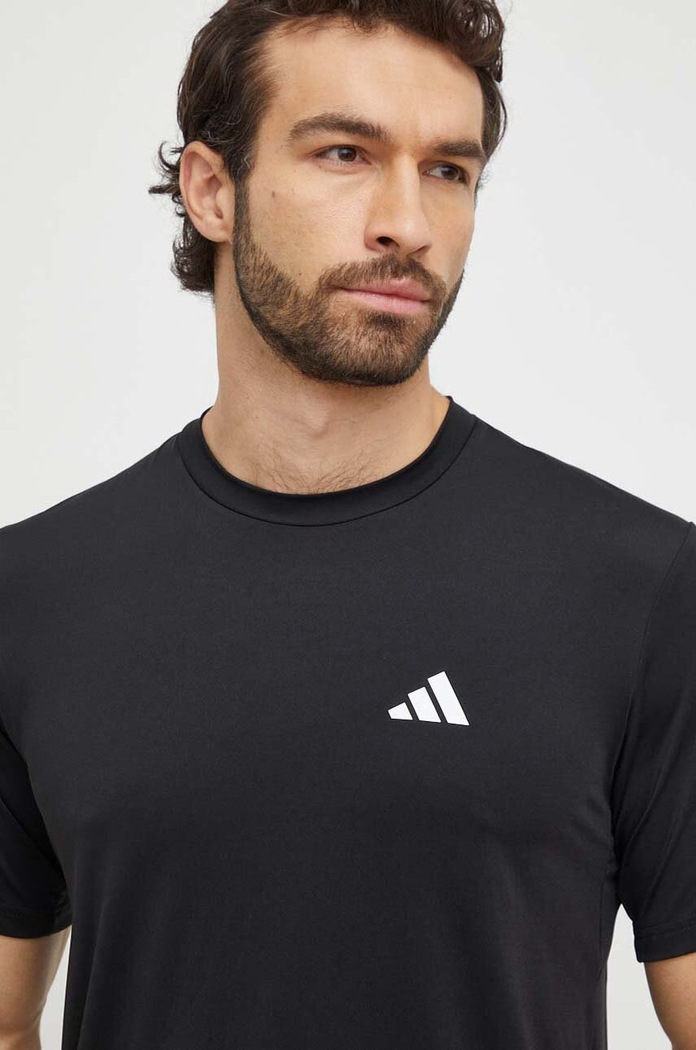 Kratka majica za vadbo adidas Performance Train Essentials črna IC7413