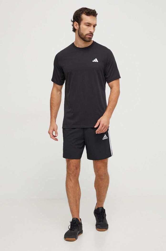 adidas Performance t-shirt treningowy Train Essentials IC7421 czarny SS24