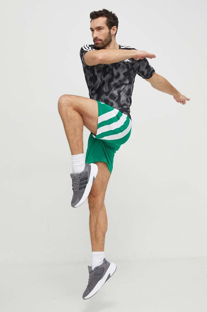 adidas Performance t-shirt do biegania Own the Run Own the Run IK4979 szary SS24