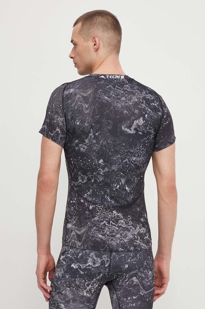 Ρούχα Μπλουζάκι προπόνησης adidas Performance Techfit Shadow Original Techfit IL7344 μαύρο