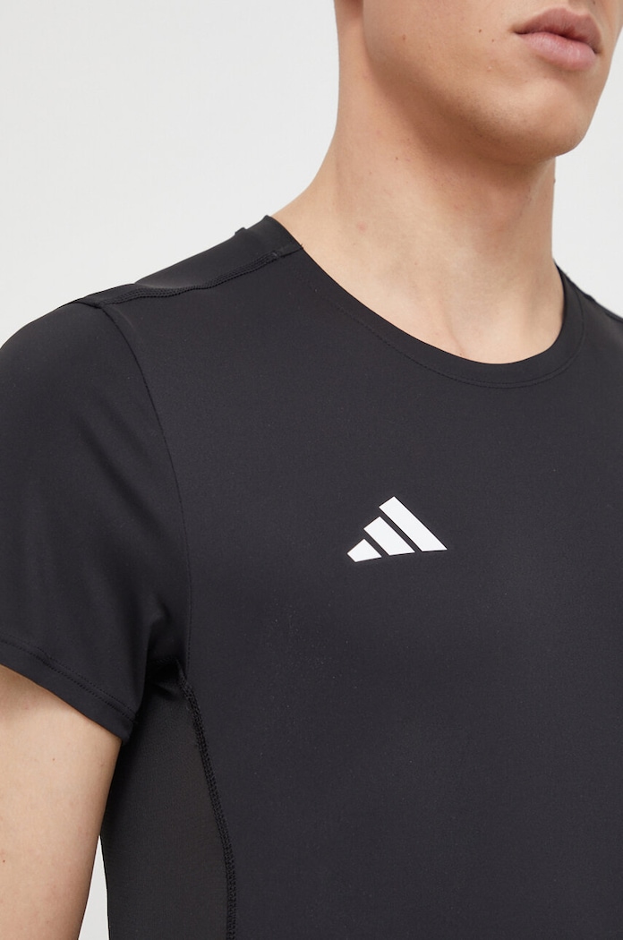 Μπλουζάκι για τρέξιμο adidas Performance Adizero Adizero IN1156 μαύρο