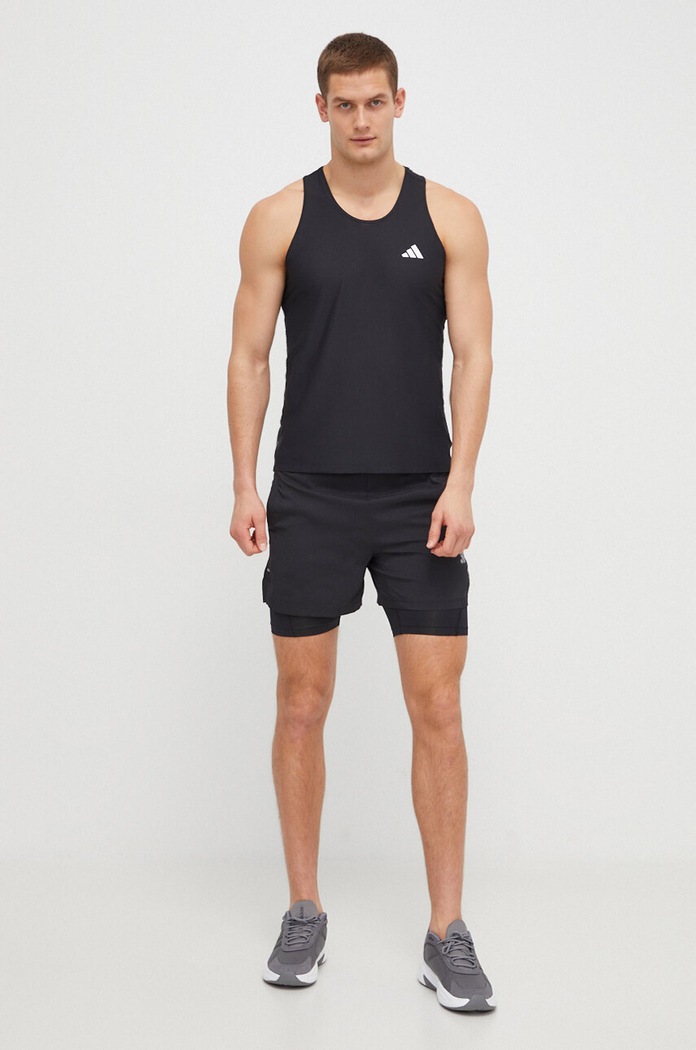 Bežecké tričko adidas Performance Own The Run IN1499 čierna SS24