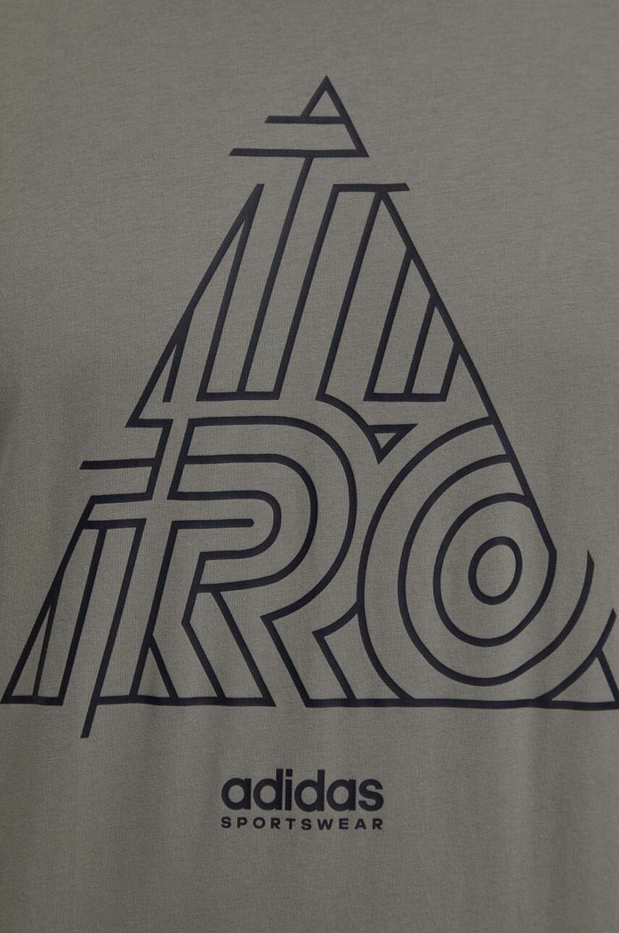 Bavlnené tričko adidas TIRO IN6267 béžová