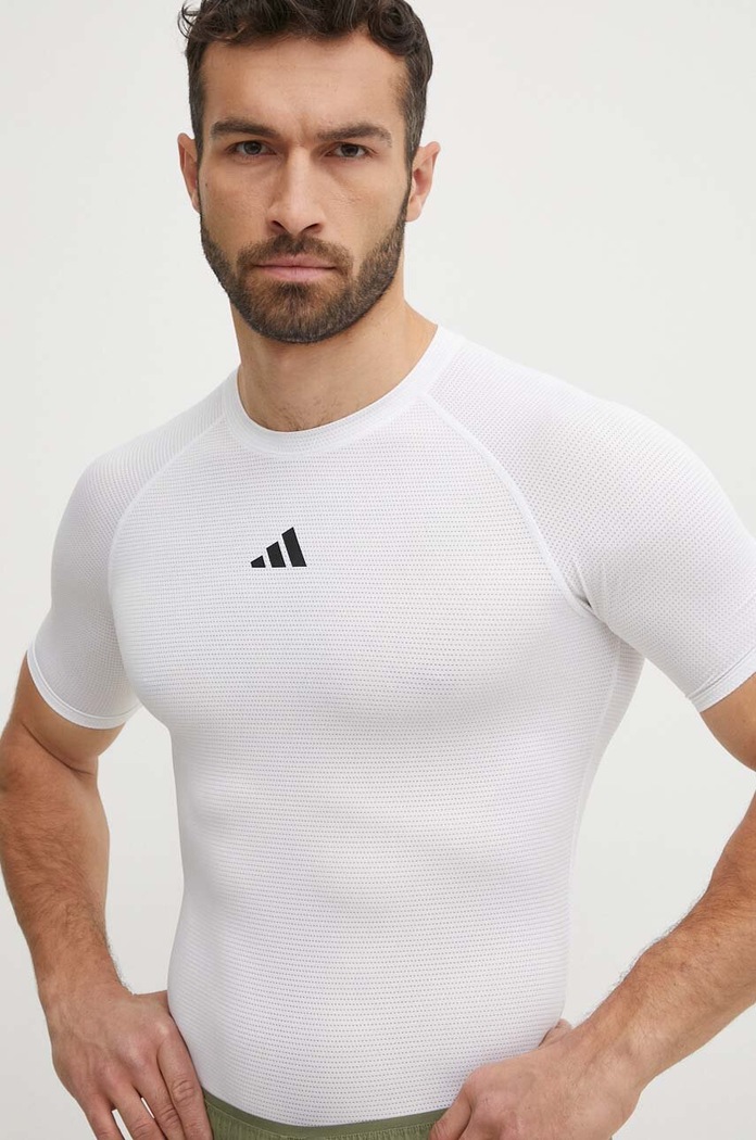 Ποδηλατικό κοντομάνικο adidas Performance slim λευκό IP9959