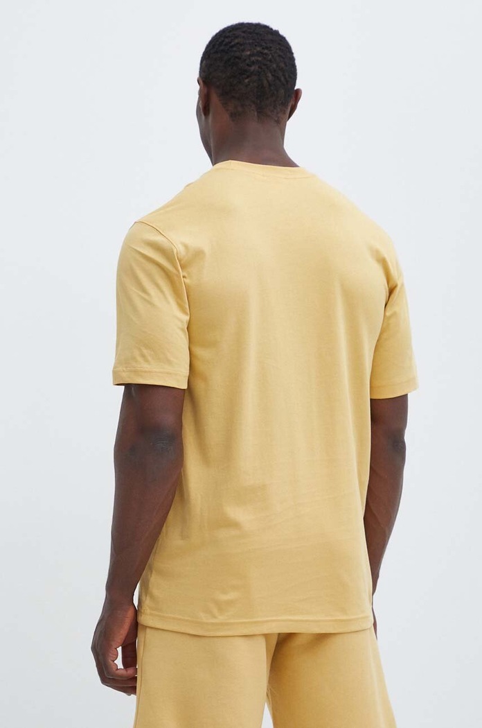 Oblečenie Bavlnené tričko adidas Originals IR9695 žltá