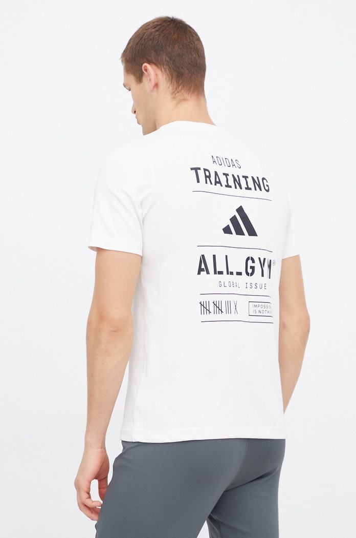 Odjeća Majica kratkih rukava za trening adidas Performance IS2363 bež
