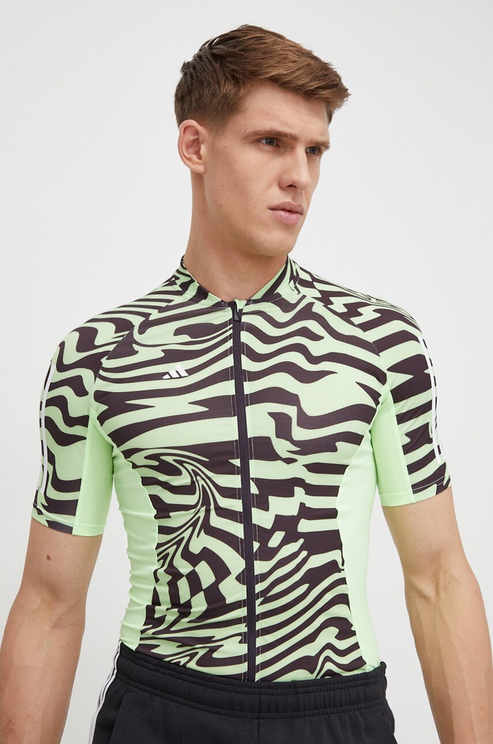 Oblečení Cyklistické tričko adidas Performance IT3419 zelená