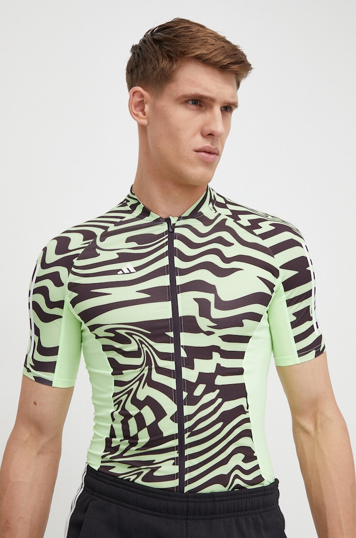 Oblečení Cyklistické tričko adidas Performance IT3419 zelená