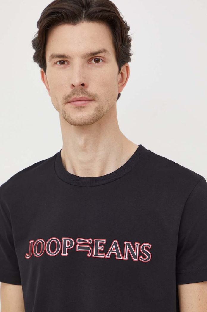 Joop! t-shirt bawełniany Cassian czarny 30040048