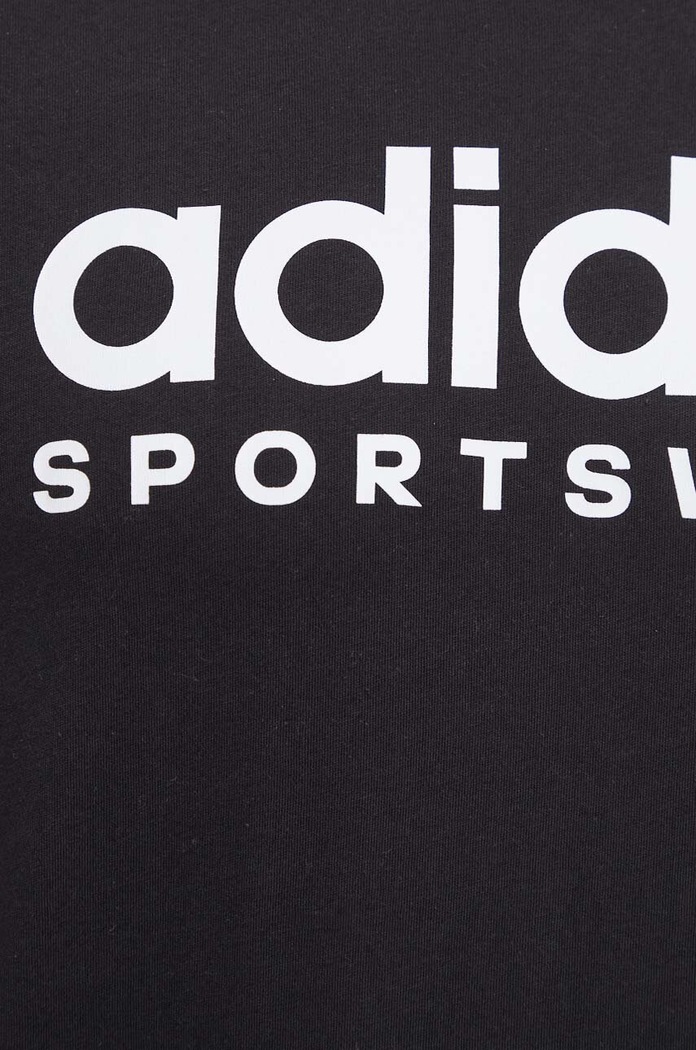 adidas t-shirt bawełniany IW8833 czarny
