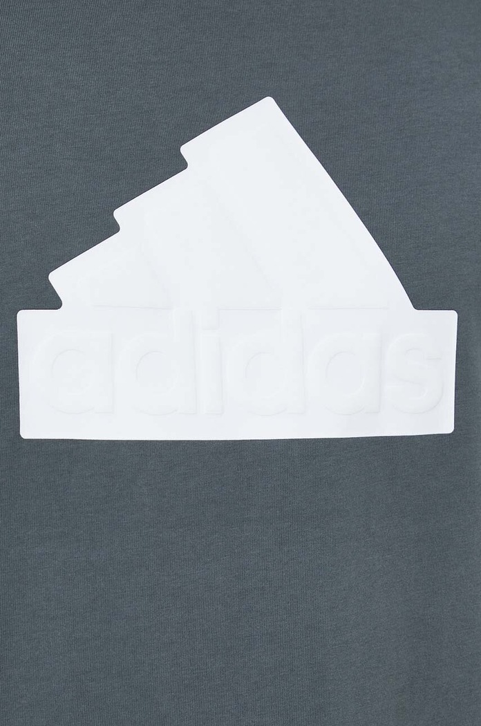 Bavlnené tričko adidas zelená IZ1623