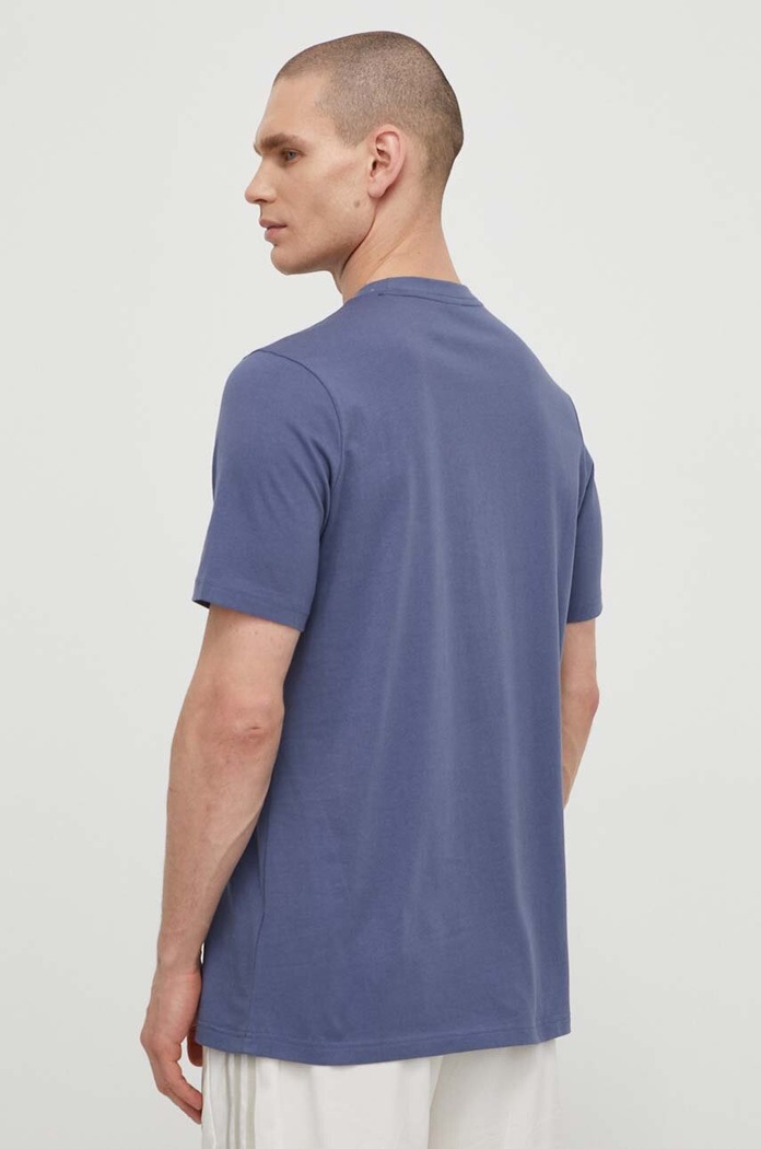 Oblečení Bavlněné tričko adidas IZ1624 modrá